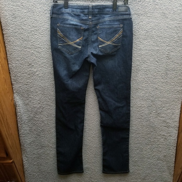 Natural Reflections Women's 4 Blue Bootcut Jeans 32.5" 30.75" 8.5" - Picture 7 of 11